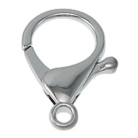 Zinc Alloy Lobster Clasp platinum color plated nickel lead & cadmium free Approx 3mm Sold By Lot