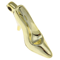 Acrylic Pendants Shoes gold color plated Approx 2mm Sold By Bag