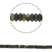 Naturlig Galen agat pärlor, Flat Round, 6.5x3mm, Hål:Ca 1.5mm, Ca 134PC/Strand, Såld Per Ca 15.7 inch Strand