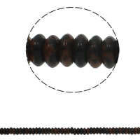 Natural Mahogany Obsidian Beads, Flat Round, 6.5x3mm, Hole:Approx 1.5mm, Approx 134PCs/Strand, Sold Per Approx 15.7 Inch Strand