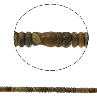 Natural Picture Jasper Beads, 12x4mm, 12x28mm, Hole:Approx 1.5mm, Approx 30PCs/Strand, Sold Per Approx 14.9 Inch Strand