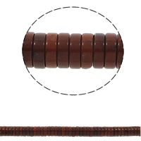 Red Jasper Beads, Heishi, natural, 15x5mm, Hole:Approx 1.5mm, Approx 77PCs/Strand, Sold Per Approx 15.7 Inch Strand
