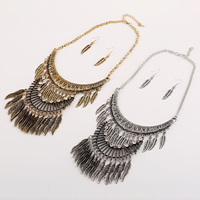 Earring & necklace Zinc Alloy brass earring hook with 1lnch extender chain Tassel plated twist oval chain & with rhinestone nickel lead & cadmium free 110mm 120mm 30mm Length Approx 17 Inch Sold By Lot