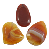 Red Agate Pendants natural - Approx 1mm Sold By Bag