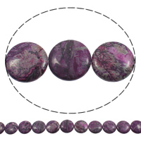 Natural Crazy Agate Beads, Flat Round, 25x7mm, Hole:Approx 1mm, Length:Approx 15 Inch, 5Strands/Bag, Approx 16PCs/Strand, Sold By Bag