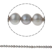 Cultured Potato Freshwater Pearl Beads grey 6-7mm Approx 0.8mm Sold Per Approx 15 Inch Strand
