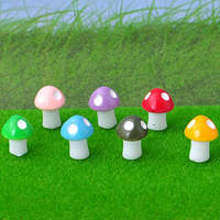 Resin, mushroom, mixed colors, nickel, lead & cadmium free, 12mm, 400PCs/Lot, Sold By Lot
