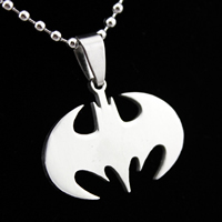 Stainless Steel Animal Pendants Bat original color Approx 3mm Sold By Lot