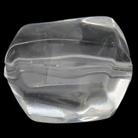 Perles acryliques transparentes, Acrylique, pepite, 19x15mm, Trou:Environ 1.5mm, 2sacsvalises/lot, Environ 170PC/sac, Vendu par lot