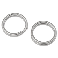 Нержавеющая сталь Split Ring, нержавеющая сталь, разный размер для выбора, оригинальный цвет, 3000ПК/сумка, продается сумка