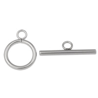 Stainless Steel Toggle Clasp original color  Approx 2.5 3mm Sold By Bag