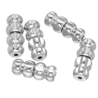 Brass Screw Clasp, platinum color plated, nickel, lead & cadmium free, 5x12mm, Hole:Approx 0.5mm, 100PCs/Lot, Sold By Lot