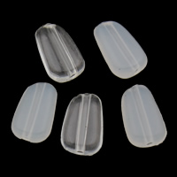 Perles acryliques transparentes, Acrylique, ovale, styles différents pour le choix, 8x12x4mm, Trou:Environ 1mm, 2sacsvalises/lot, Environ 2500PC/sac, Vendu par lot