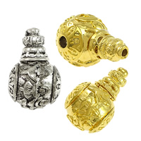 Brass 3-Hole Guru Bead Set, Round, plated, Buddhist jewelry & om mani padme hum & different size for choice, more colors for choice, nickel, lead & cadmium free, Hole:Approx 4mm, 3mm, 10PCs/Lot, Sold By Lot