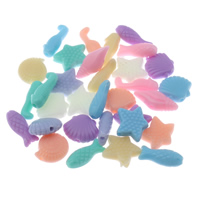 Mixed Acrylic Beads, candy style & solid color, 6x15x5mm-14x13x4mm, Hole:Approx 1mm, 2Bags/Lot, Approx 1660PCs/Bag, Sold By Lot