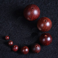 Perles de bouddhistes, Bois de santal rouge Willow, Rond, normes différentes pour le choix, Trou:Environ 1-2mm, Vendu par sac