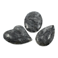 Jasper Messicano pendente, naturale, 31x50x7mm-43x47x7mm, Foro:Appross. 2mm, 5PC/borsa, Venduto da borsa