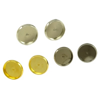 Brass Earring Post, cobre, banhado, Mais cores pare escolha, níquel, chumbo e cádmio livre, 14x2x12mm, 1mm, Diametro interno:Aprox 12mm, 1000PCs/Lot, vendido por Lot