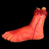 Gummi Fuß gebrochen Prop, Halloween Schmuck, 210x260x150mm, 2PCs/Menge, verkauft von Menge