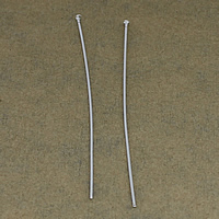 Brass Headpin thick 925 sterling silver plated high quality plating and never fade nickel lead & cadmium free 0.6mm Sold By Lot