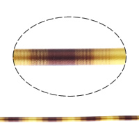 Cuerda de poliéster, con núcleo hueco de plástico, multicolor, 5mm, 20Strandsfilamento/Bolsa, 0.45m/Sarta, Vendido por Bolsa