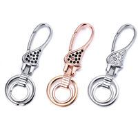 Stainless Steel Key Clasp plated enamel Sold By PC