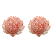 Coral Pendants Flower layered Approx 1mm Sold By PC