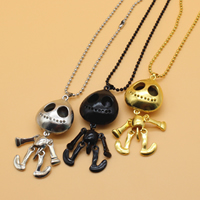 Zinc Alloy Sweater Chain Necklace with 2Inch extender chain Alien plated ball chain nickel lead & cadmium free Sold By Lot