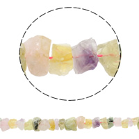 Regenbogen Quarz Perle, natürlich, 12-20mm, Bohrung:ca. 1mm, ca. 48PCs/Strang, verkauft per ca. 15.7 ZollInch Strang