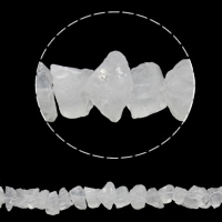 Natural Clear Quartz Beads, 12-20mm, Hole:Approx 1mm, Approx 40PCs/Strand, Sold Per Approx 15.7 Inch Strand