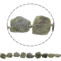 Perles druzy, quartz vert, naturel, le style Druzy, 17-27mm, Trou:Environ 1mm, Environ 16PC/brin, Vendu par Environ 16.5 pouce brin