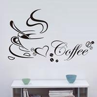 Wall Stickers & Decals, PVC Plastic, adhesive & with letter pattern, 580x300mm, 10Sets/Lot, Sold By Lot