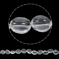 Natürliche klare Quarz Perlen, Klarer Quarz, 8-16mm, Bohrung:ca. 1mm, ca. 26PCs/Strang, verkauft per ca. 15.7 ZollInch Strang