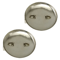 Iron Brooch Findings, platinum color plated, 19.50x6mm, Inner Diameter:Approx 19mm, 500PCs/Lot, Sold By Lot