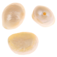 Natural Freshwater Pearl Loose Beads, Keshi, pink, 6-7mm, Hole:Approx 0.8mm, 10PCs/Bag, Sold By Bag