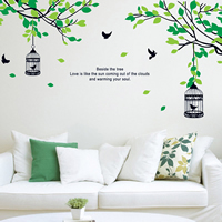 Wand-Sticker, PVC Kunststoff, Klebstoff & mit Brief Muster, 1550x700mm, 10SetsSatz/Menge, verkauft von Menge