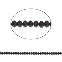 Perles de cristal rondelle, imitation de cristal CRYSTALLIZED™, 6x4mm, Trou:Environ 1mm, Longueur:17 pouce, 10Strandstoron/sac, Vendu par sac