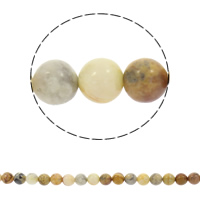Natürliche verrückte Achat Perlen, Verrückter Achat, rund, synthetisch, verschiedene Größen vorhanden, Bohrung:ca. 1mm, verkauft per ca. 15 ZollInch Strang