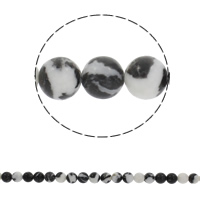 mexikanischer Jaspis Perle, rund, synthetisch, verschiedene Größen vorhanden, Bohrung:ca. 1mm, verkauft per ca. 15 ZollInch Strang