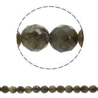 Labradorit Perlen, rund, synthetisch, verschiedene Größen vorhanden & facettierte, Bohrung:ca. 1mm, verkauft per ca. 15 ZollInch Strang