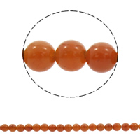 Red Aventurine Beads Round Approx 1mm Sold Per Approx 14.5 Inch Strand
