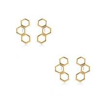 Zinc Alloy Stud Earring stainless steel post pin gold color plated nickel lead & cadmium free Sold By Pair