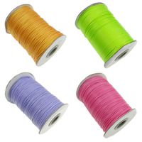 Wax Cord, South Korea Imported, more colors for choice, 1mm, Length:Approx 200 Yard, Sold By PC
