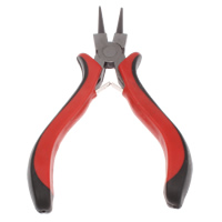 Jewelry Plier, Ferronickel, with Plastic, plated, nickel, lead & cadmium free, 75x125x17mm, Sold By PC
