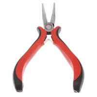 Jewelry Plier, Ferronickel, with Plastic, platinum color plated, nickel, lead & cadmium free, 77x127x17mm, Sold By PC