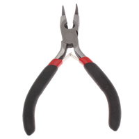 Jewelry Plier, Ferronickel, with Plastic, plated, nickel, lead & cadmium free, 73x124x10mm, Sold By PC