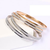 Tibetan Style Bangle, Donut, plated, stardust, more colors for choice, nickel, lead & cadmium free, 70x5mm, Inner Diameter:Approx 68mm, Length:Approx 7 Inch, Sold By PC