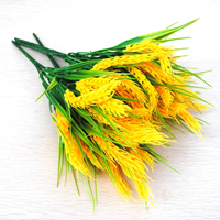 Artificial Flower Home Decoration Plastic Wheat 35cm Sold By Bag