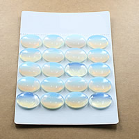 Sea Opal, Flat Oval, different size for choice & flat back, Sold By Lot