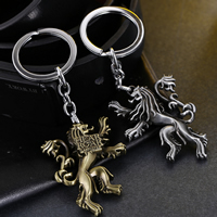 Zinc Alloy Key Chain Animal plated nickel lead & cadmium free Sold By Strand